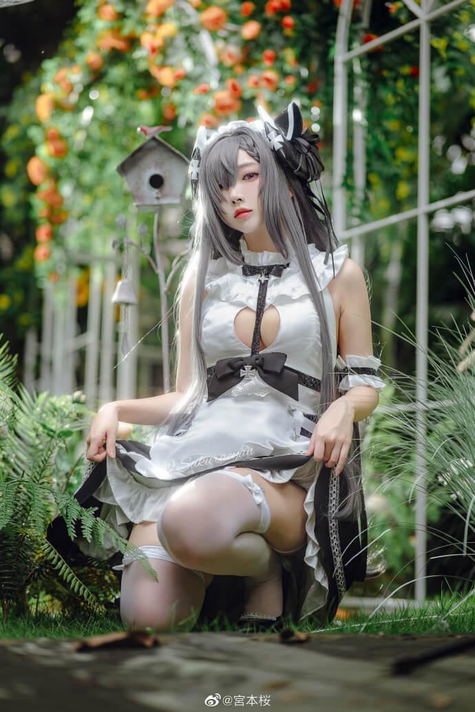 【COS正片】碧蓝航线奥古斯特·冯·帕塞瓦尔【女仆魔女】