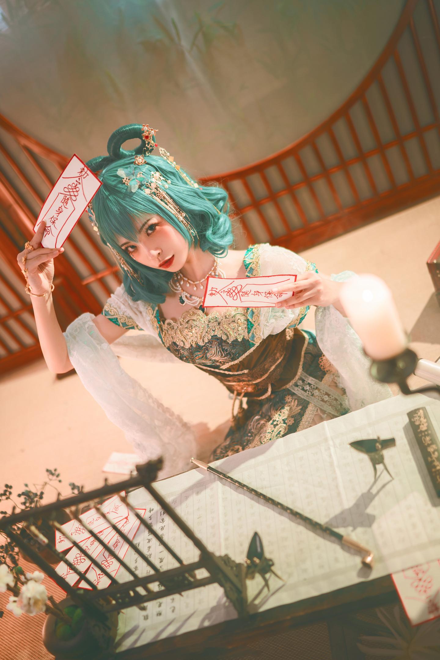 《东方project》霍青娥cosplay