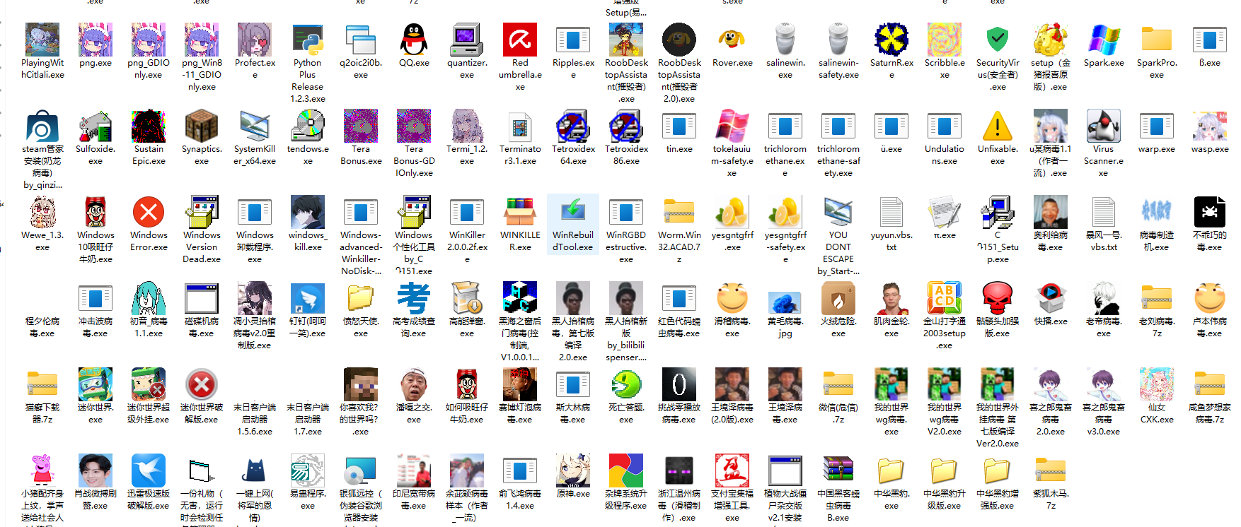 电脑病毒库样本下载【仅供测试，切勿传播】